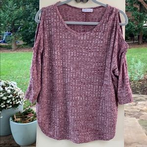 Kokoon Figlio sweater tunic- open shoulder